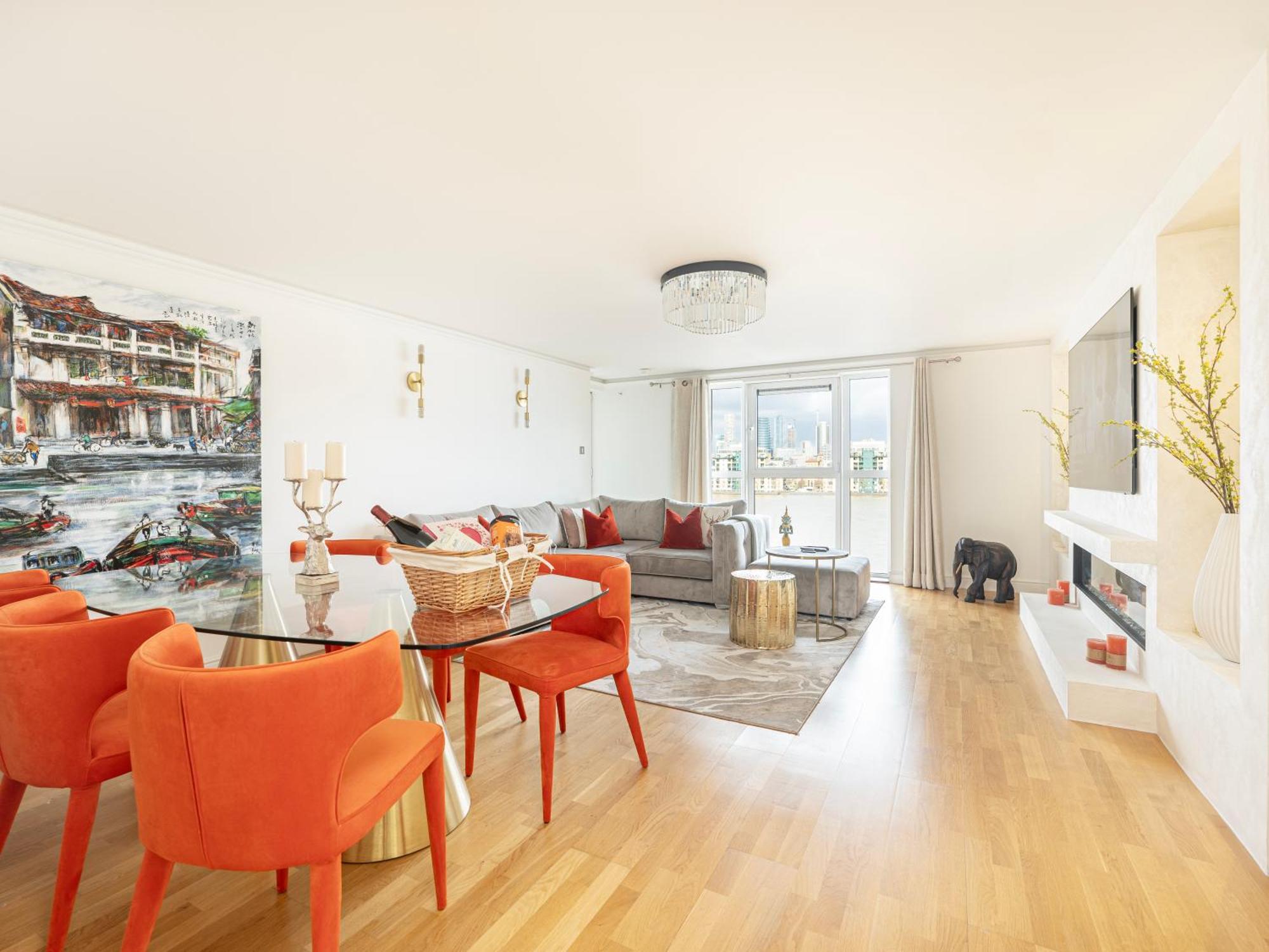 The View Greenwich - Luxury River Thames Apartment Londra Esterno foto