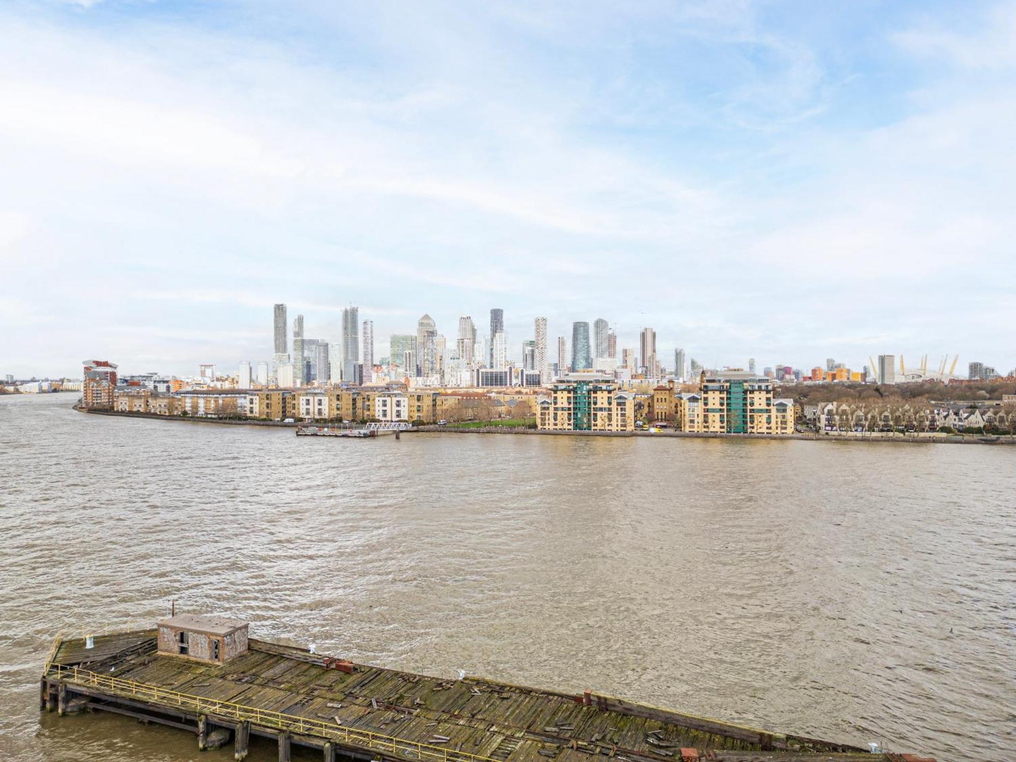 The View Greenwich - Luxury River Thames Apartment Londra Esterno foto