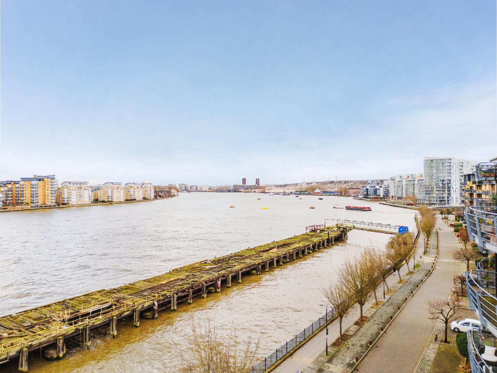 The View Greenwich - Luxury River Thames Apartment Londra Esterno foto